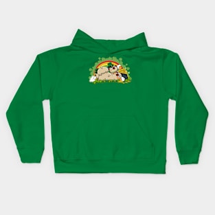 St. PUGtrick's DAy! Kids Hoodie